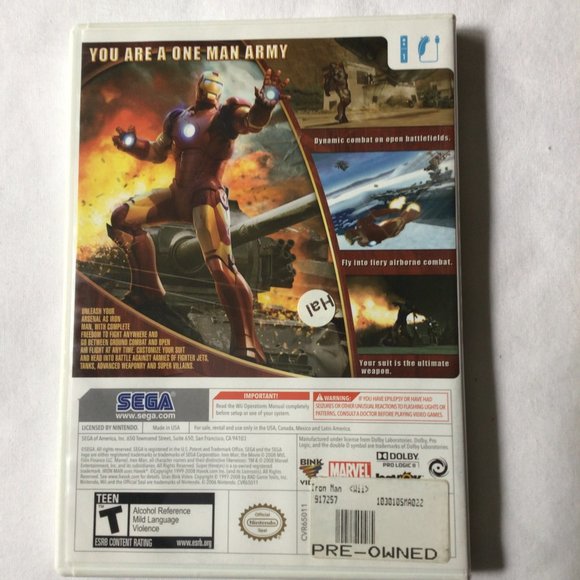 Sega Ironman for the Wii - Picture 2 of 3